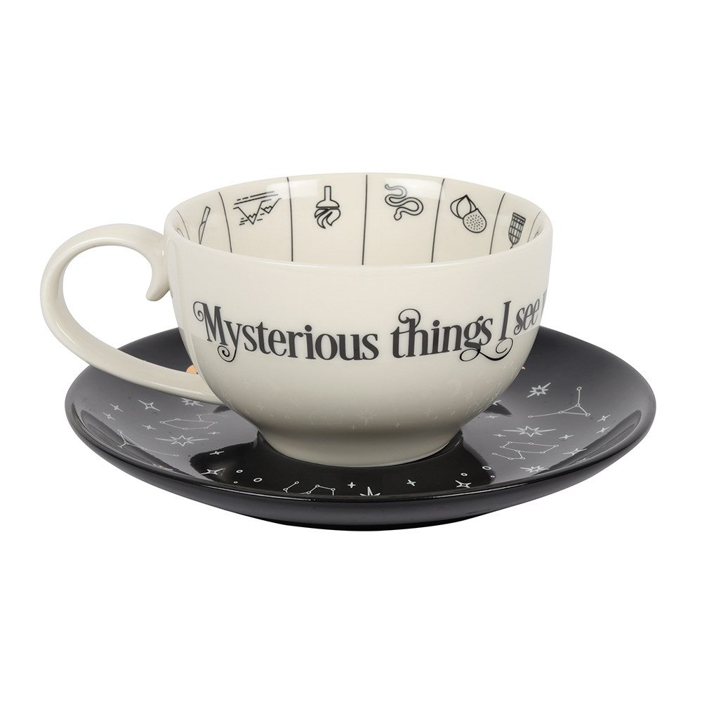 Fortune Telling Tea Cup and Saucer