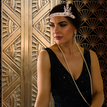 Load image into Gallery viewer, 1920&#39;s Diamante &amp; Faux Pearl Headband
