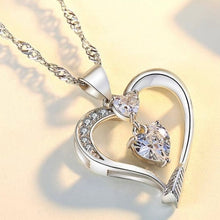 Load image into Gallery viewer, Cupids Arrow Heart Necklace
